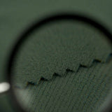 Jinammonia wrapped yarn and looped cloth
