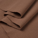 T400 imitation cotton needled bird eye cloth